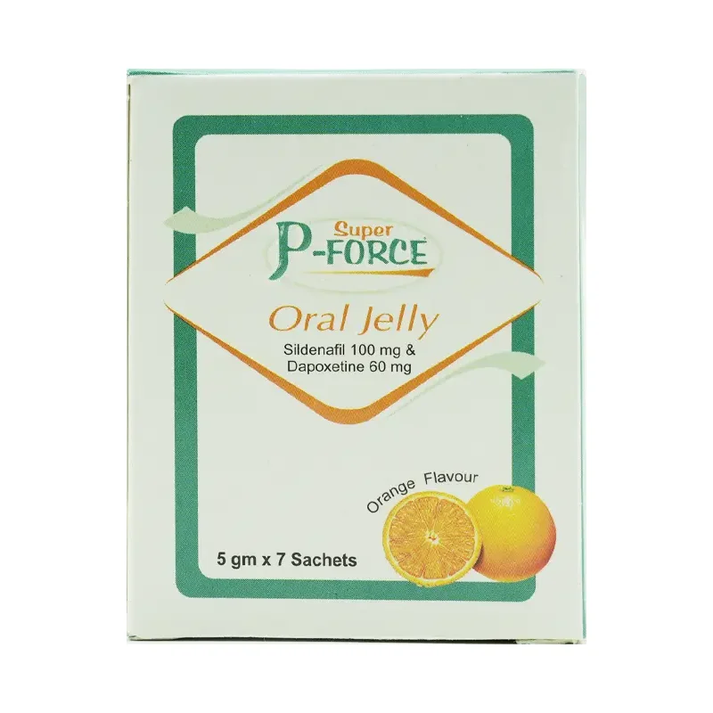 雙效果凍威而鋼 Super P Force Oral Jelly 160mg 7包/盒｜果凍好入口 30分鐘快速起效