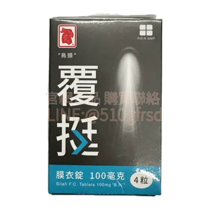 覆挺膜衣錠 SILAFI 100mg 起效快、續航最長 12 小時,臺廠 sildenafil 硬度表現這樣看