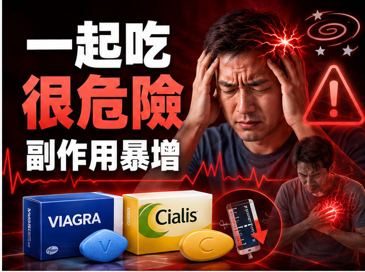 犀利士威而鋼一起吃的安全性警告 犀利士威而鋼一起吃的安全性警告